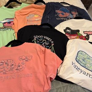 Vineyard Vines Mens’ Graphic Tees in Vibrant Colors